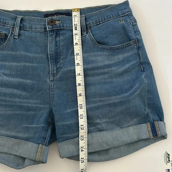 Tommy Hilfiger Jean shorts size 10 denim high waisted shorts - Picture 5 of 6